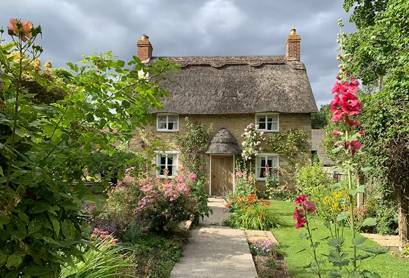 Thatched house